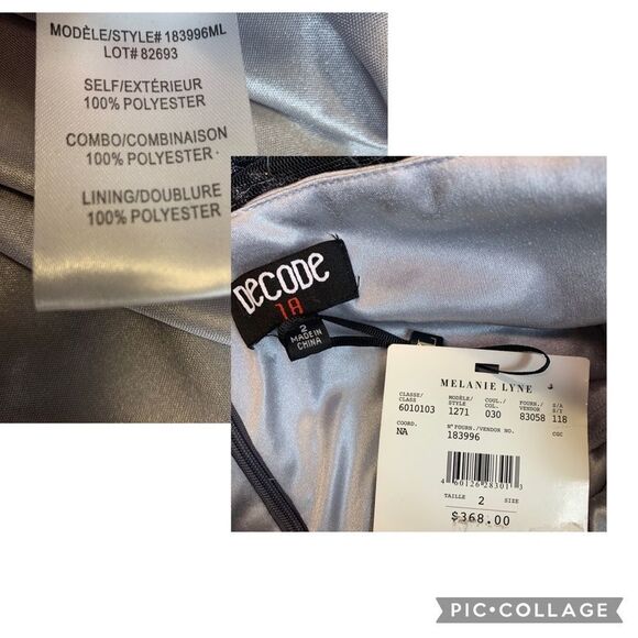 DECODE Soutache Lace Godet Prom Gown - Silver Gray 🔥 - Picture 12 of 17